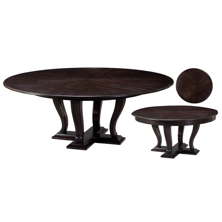Art Deco Style Round Dining Table For Sale at 1stDibs