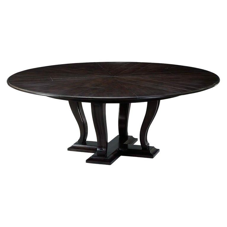 Art Deco Style Round Dining Table For Sale at 1stDibs