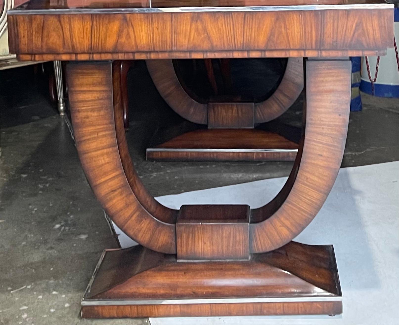 Art Deco Style Kingwood Theodore Alexander Partners Desk In Good Condition In Kennesaw, GA