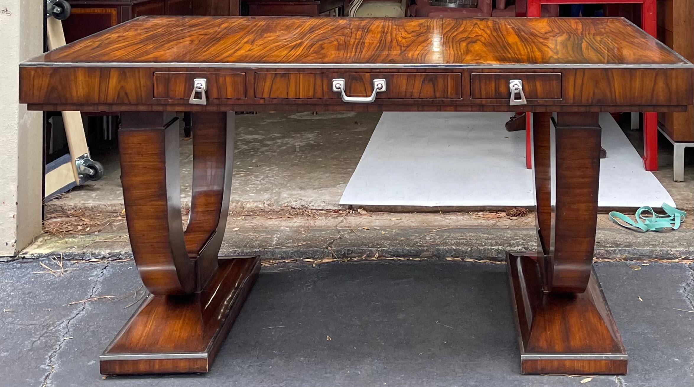 20th Century Art Deco Style Kingwood Theodore Alexander Partners Desk