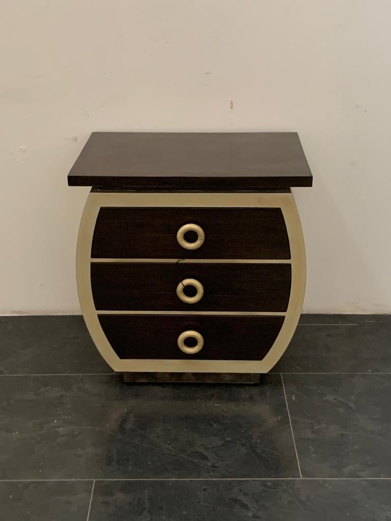 Art Deco Style Lacquered Chest of Drawers from Lam Lee Group, 1990s For Sale 2
