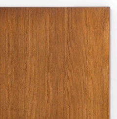 Art Deco Style Lacquered Wood Beveled Glass Mirror