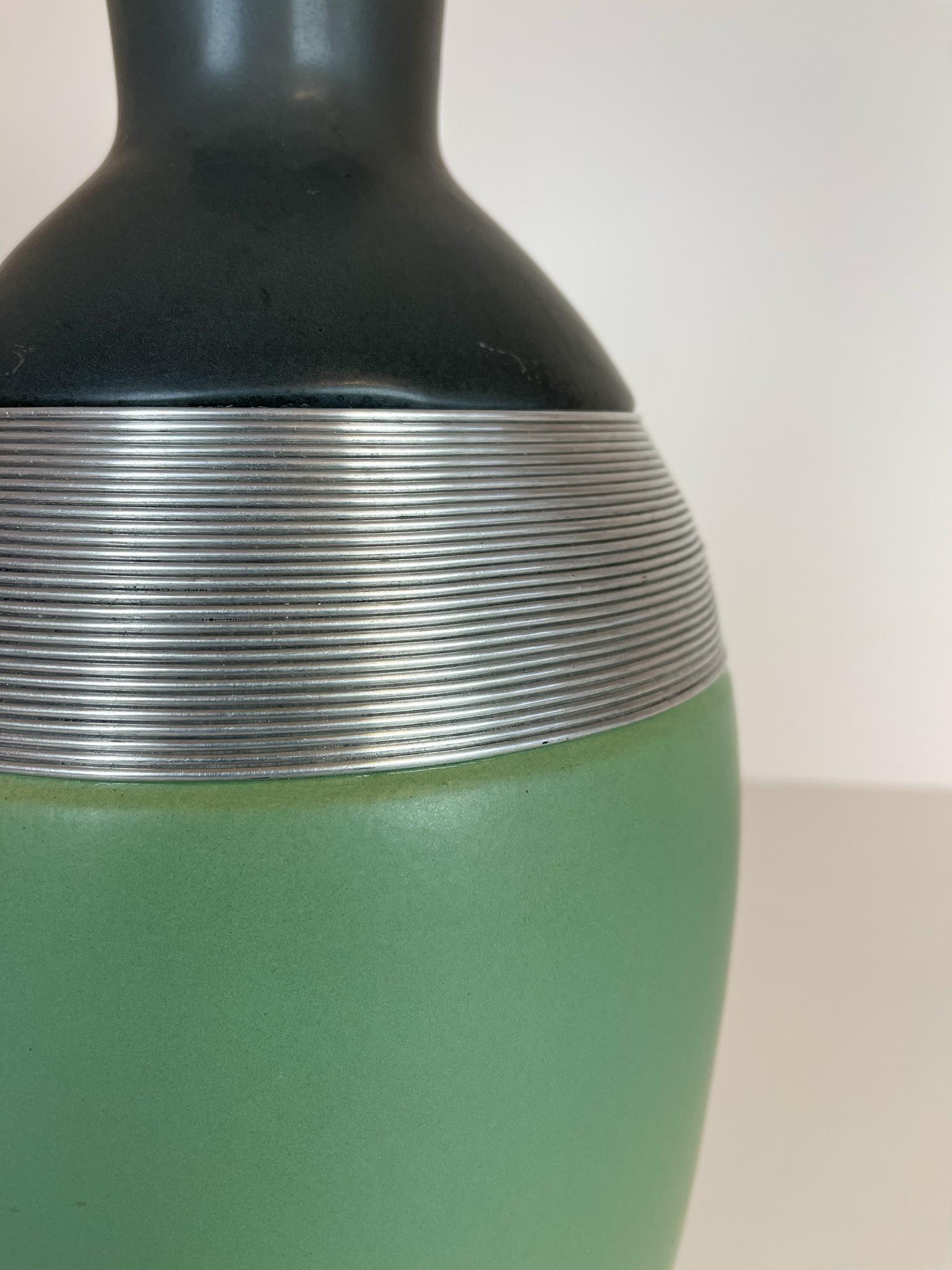 Ceramica Vaso da terra grande in stile Art Déco, Svezia, anni '70 in vendita