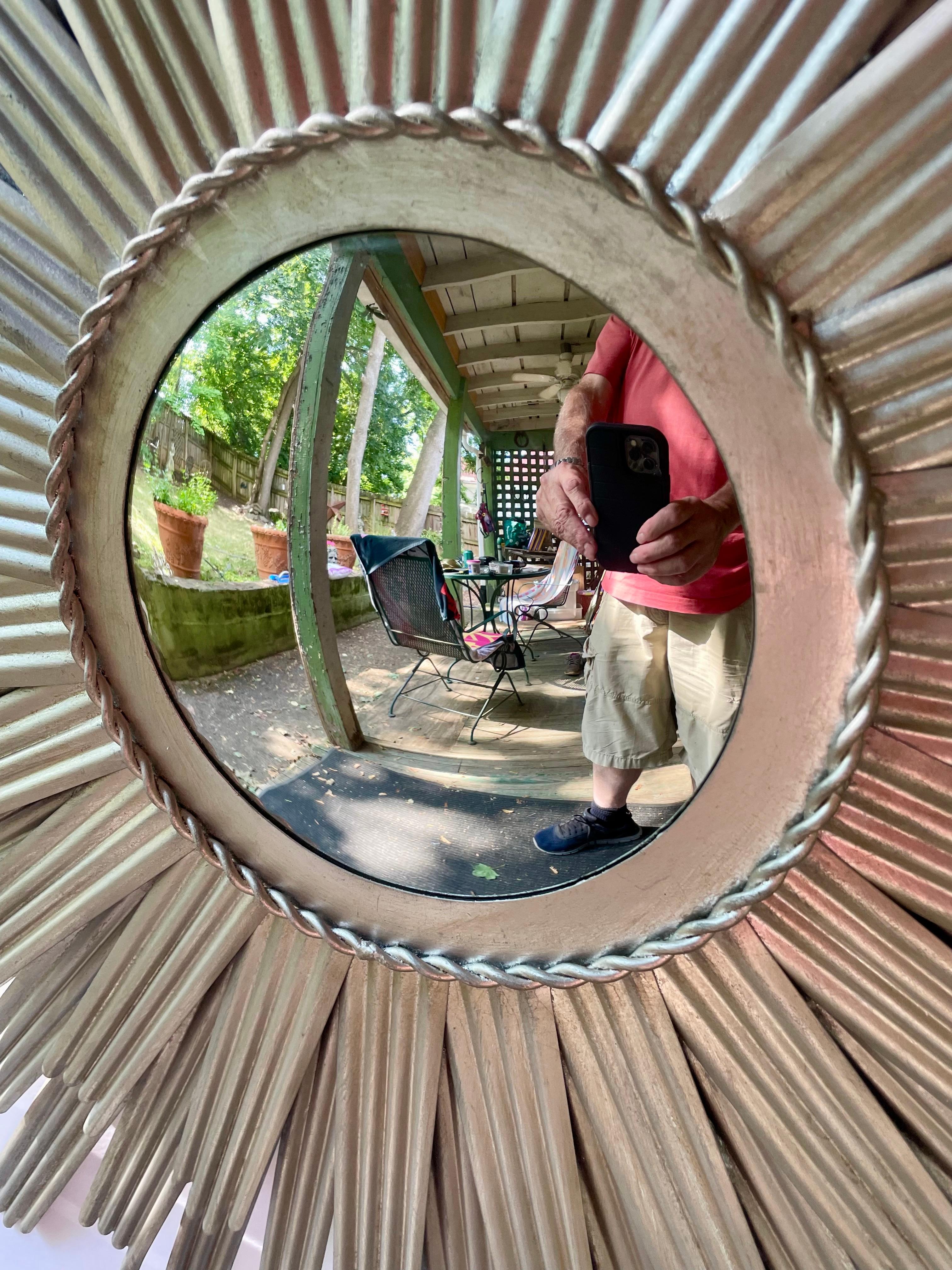 Art Deco Style Large Scale Starburst Mirror 11