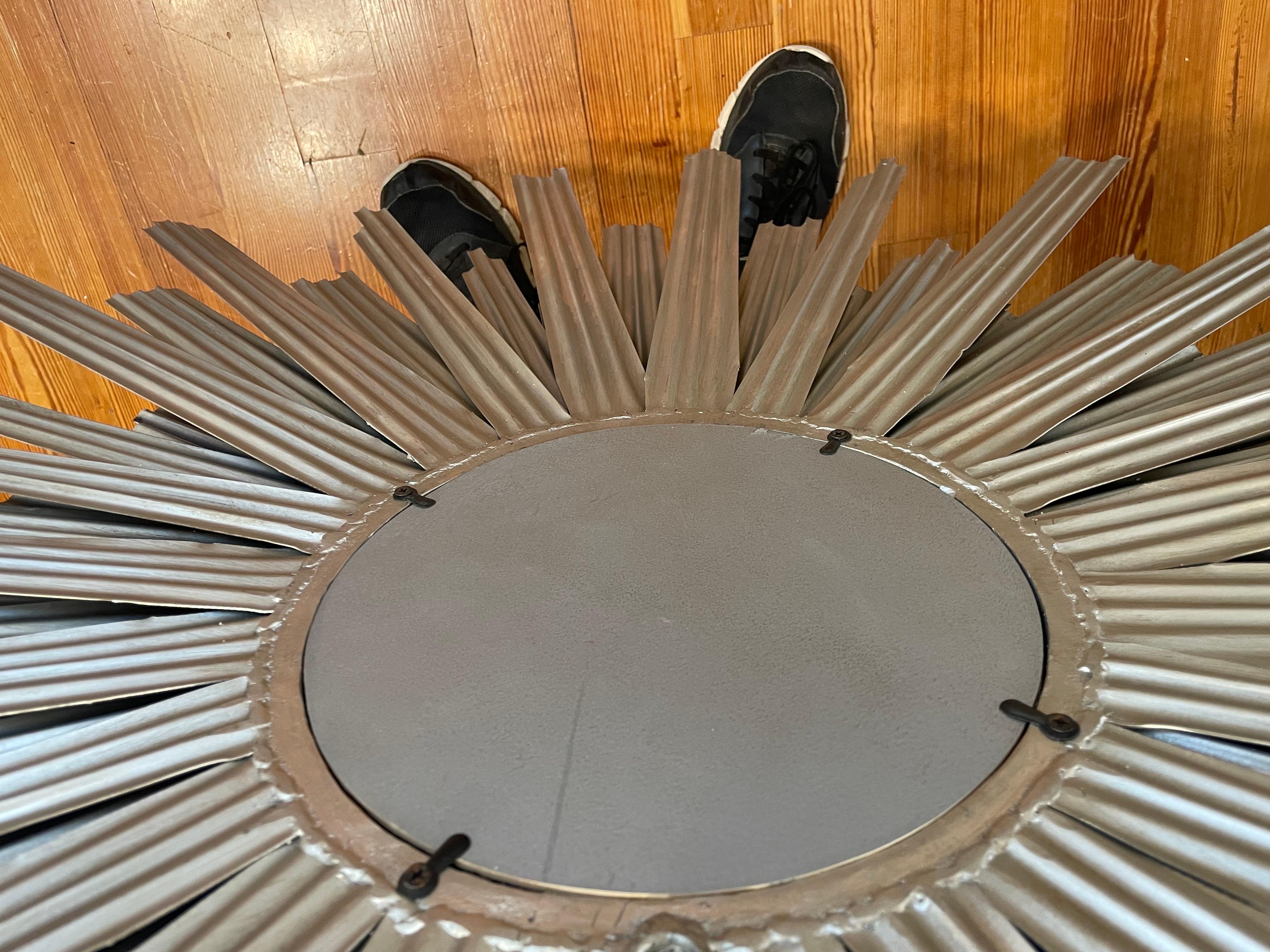 Art Deco Style Large Scale Starburst Mirror 15