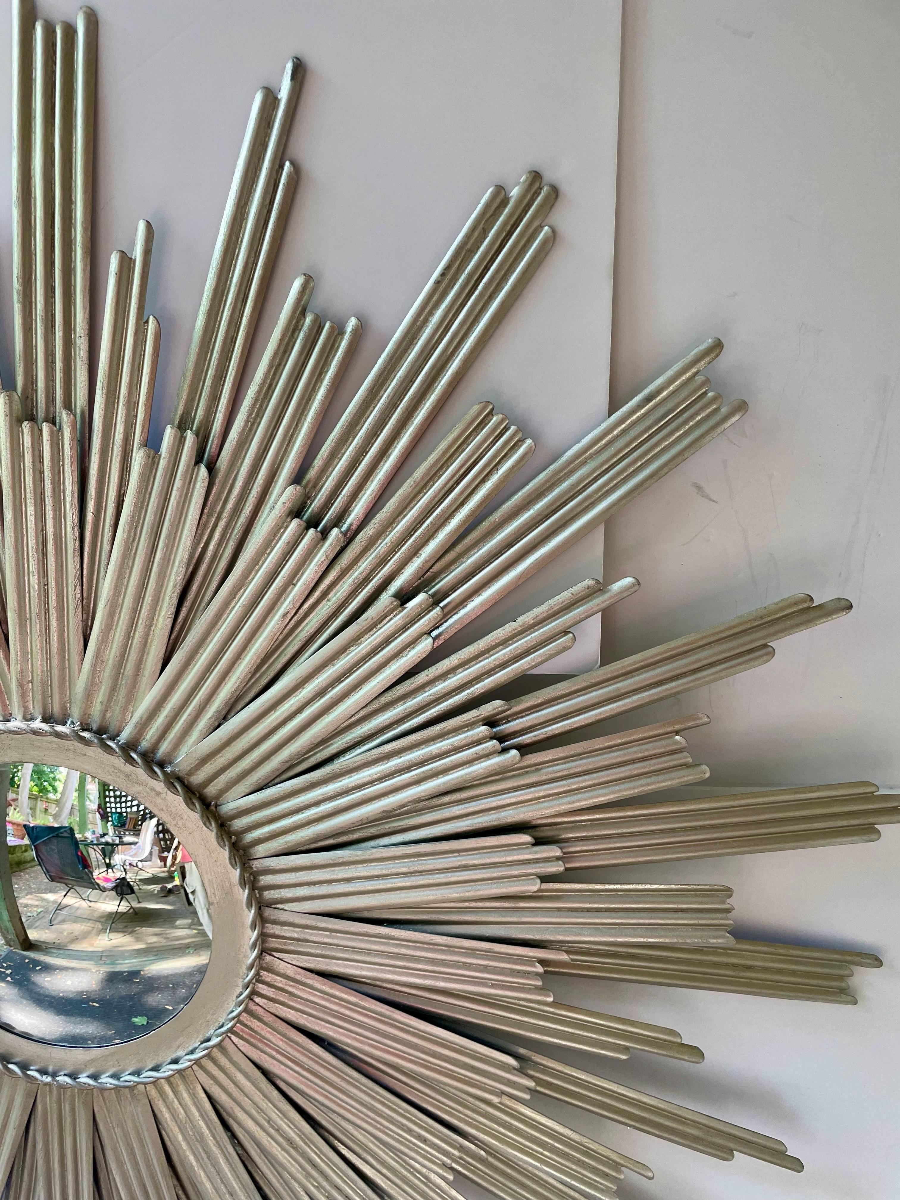 Art Deco Style Large Scale Starburst Mirror 3