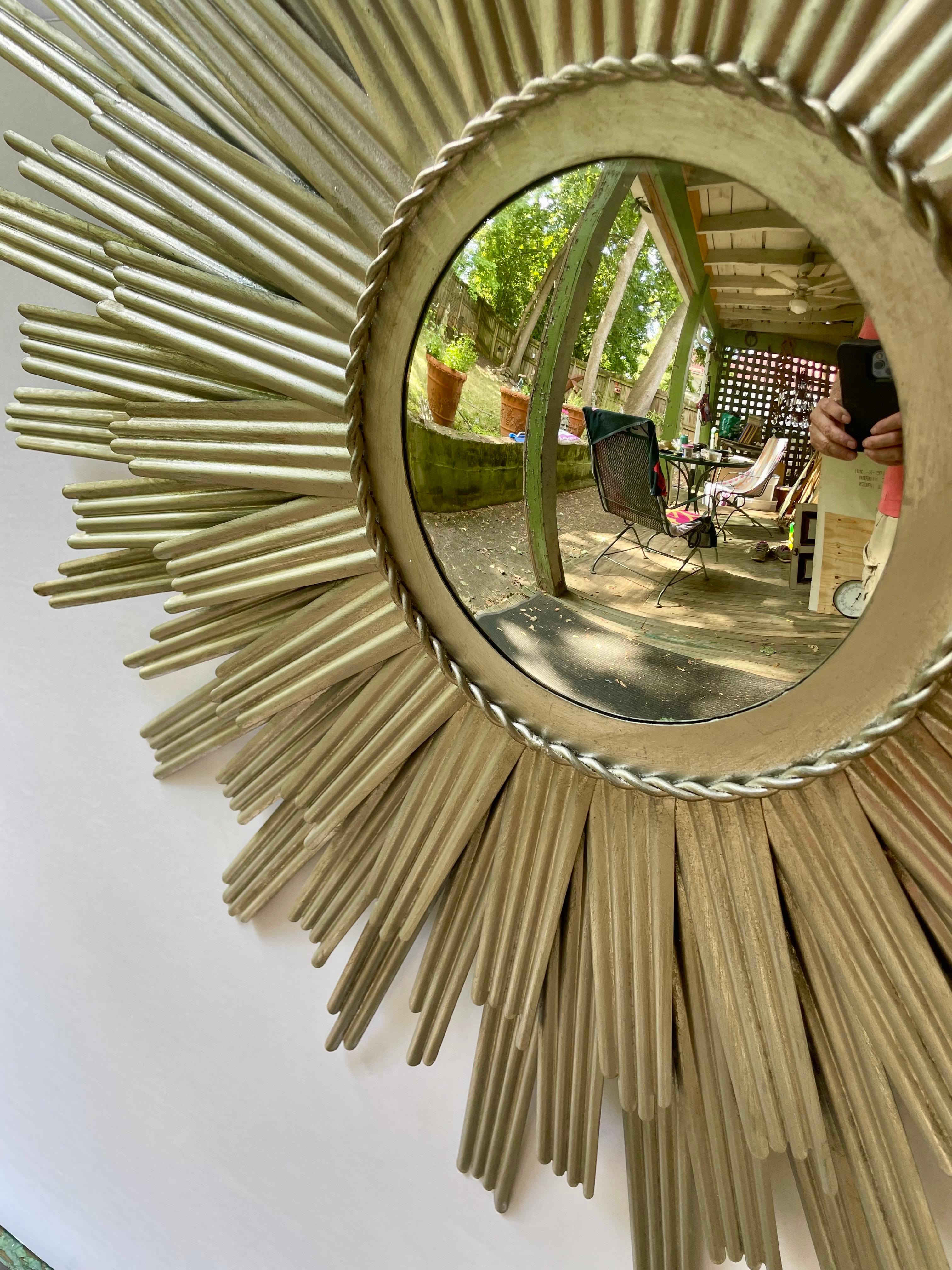 Art Deco Style Large Scale Starburst Mirror 4