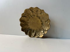 Art Deco Style Leaf Dish in Bronze