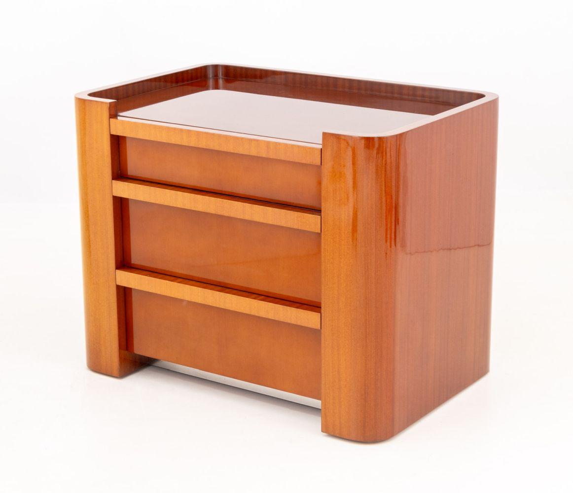 20th Century Art Deco Style Mahogany Chest of Drawers For Sale