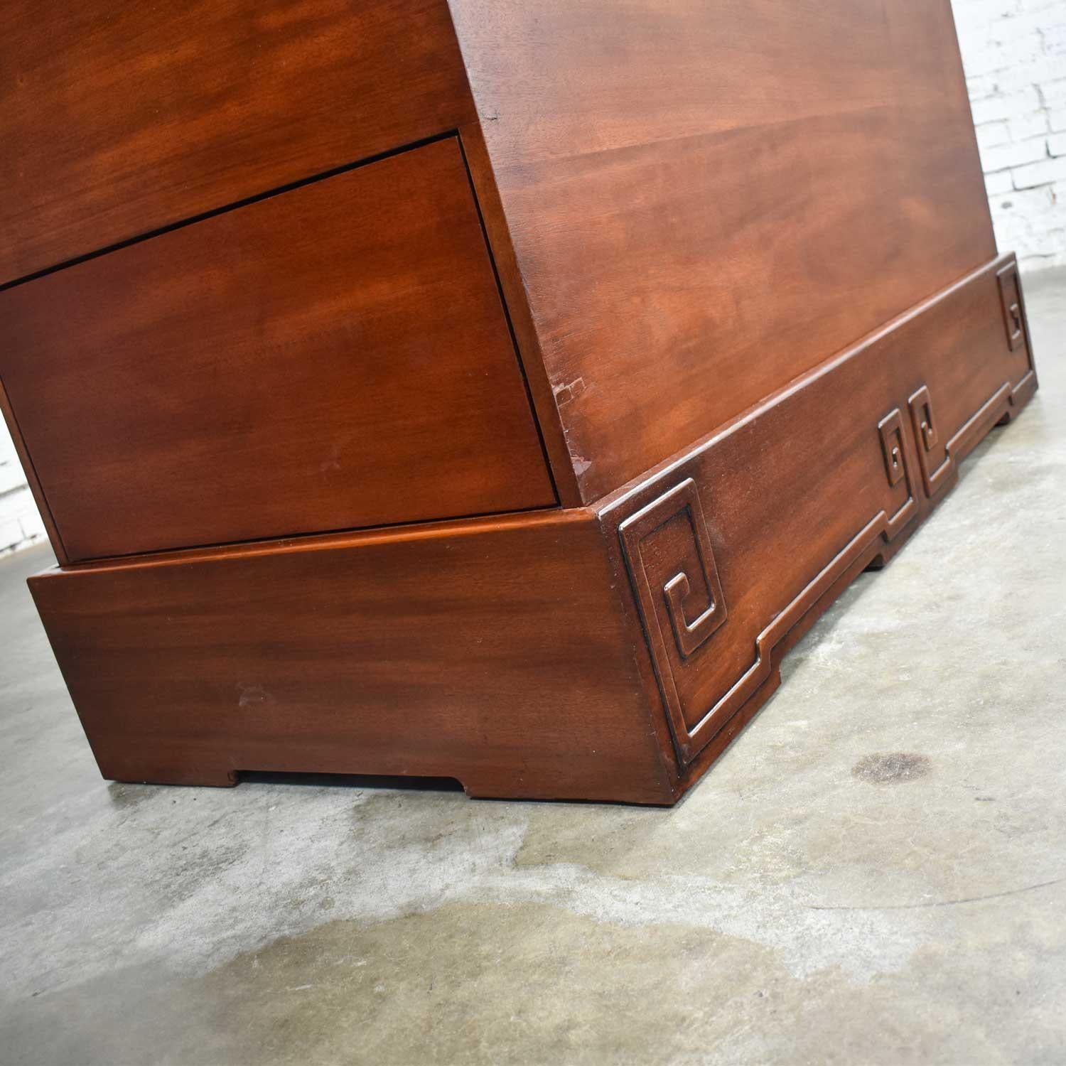 Art Deco Style Mahogany Entry Desk or Bar by IMA S.A. Bogota, Colombia For Sale 5