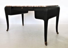 Escritorio de imitación de piel de avestruz Maitland Smith de estilo Art Déco