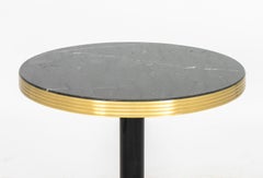 Art Deco Style Marble Top Side Table