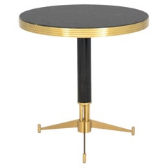 Art Deco Style Marble Top Side Table