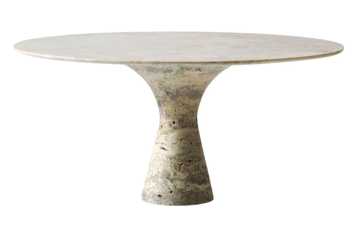 Art Deco Style Marble Travertine Tables For Sale 1