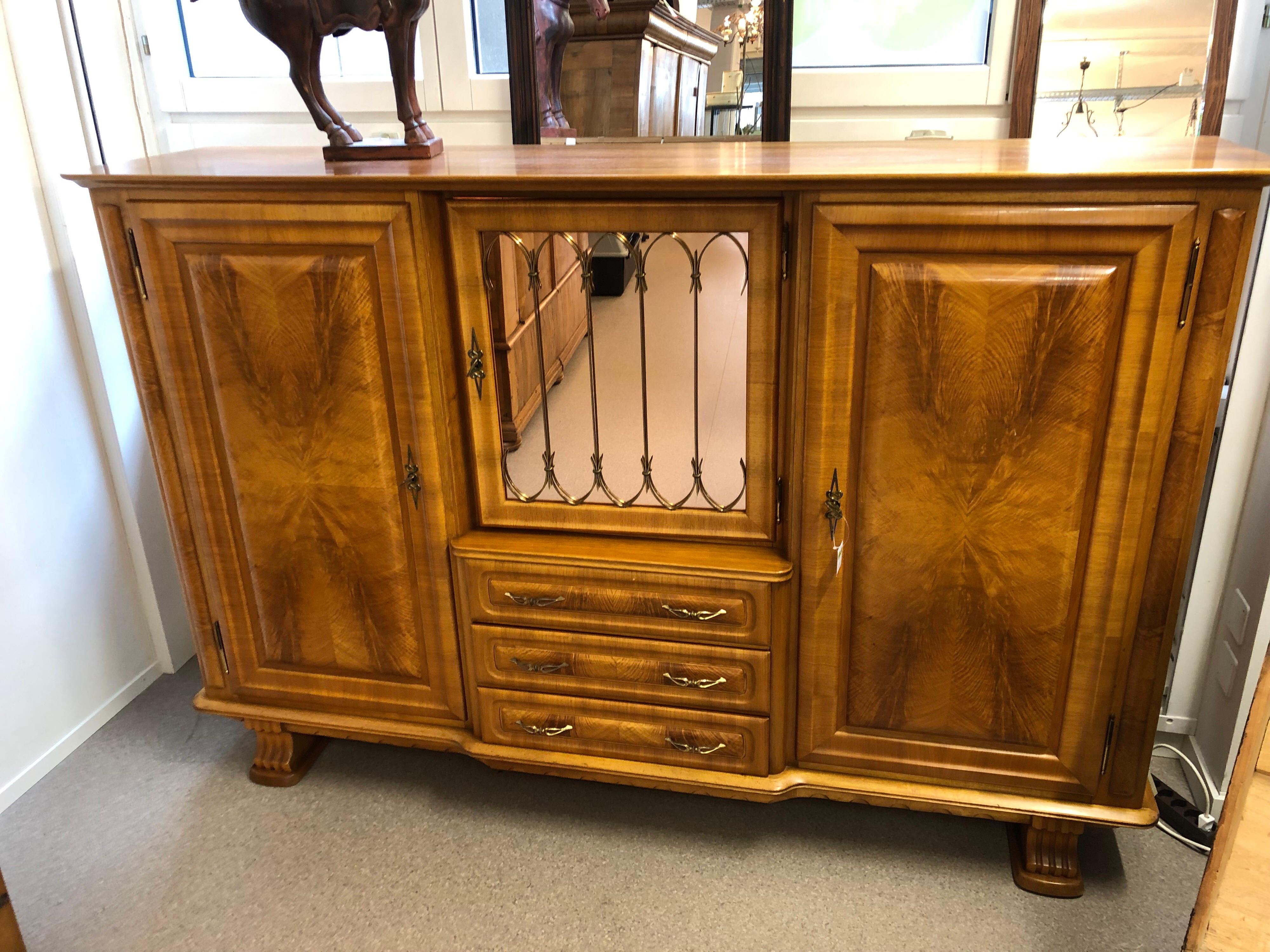 Art Deco style medium sideboard, Mid-Century Modern.