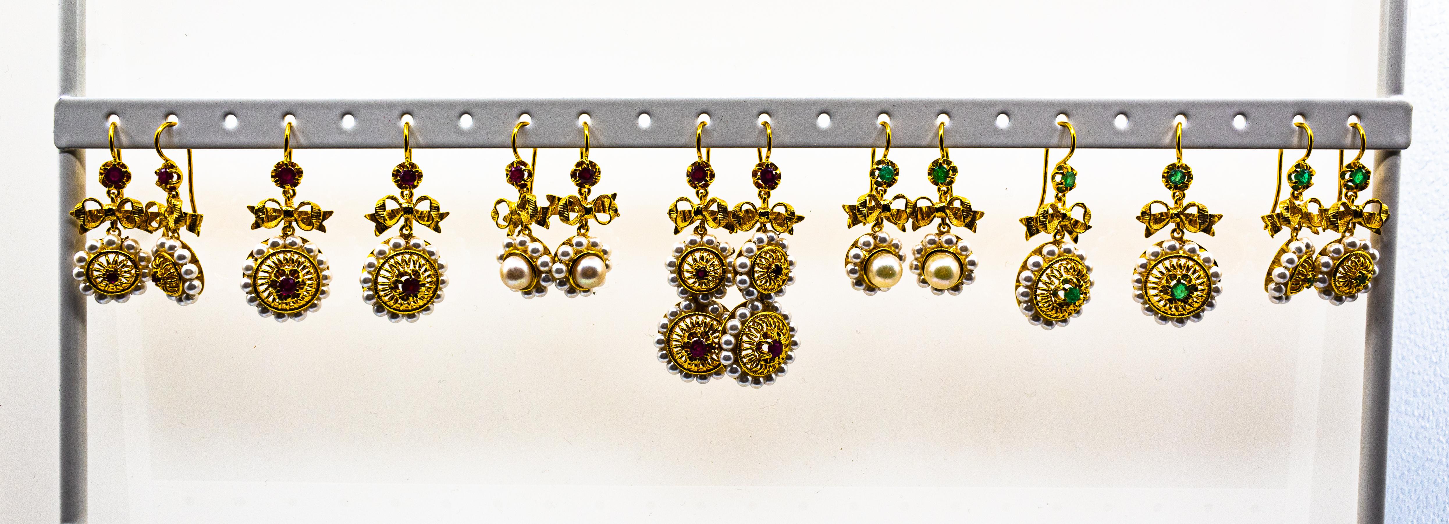 For any problems related to some materials contained in the items that do not allow shipping, please contact the seller with a private message to solve the problem. 
We can ship every piece of our 1stdibs catalog worldwide.

These Earrings are made