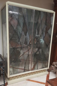 Art Deco Style Mirror Cabinet