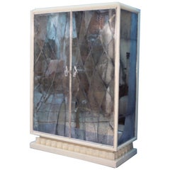 Art Deco Style Mirror Cabinet