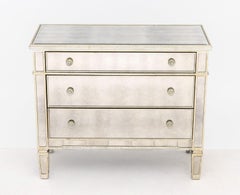Art Deco Style Mirrored Chest of Drawers