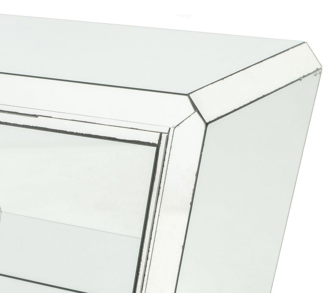 20th Century Art Deco Style Mirrored Console Table For Sale