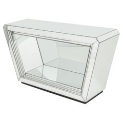Art Deco Style Mirrored Console Table