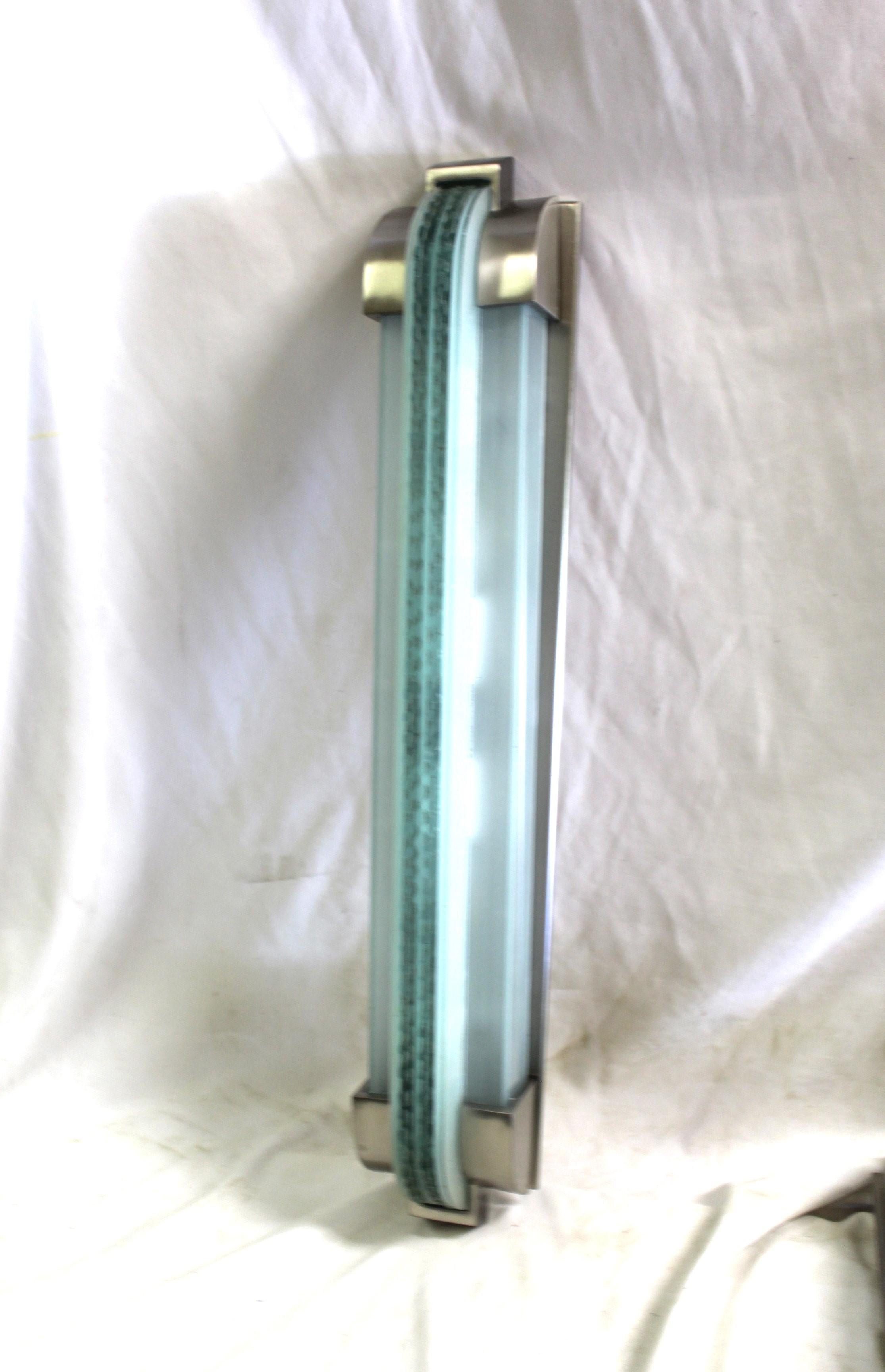 Apliques de estilo Art Déco/Moderno , Raro hallazgo de Jean Perzel   pareja en venta 4