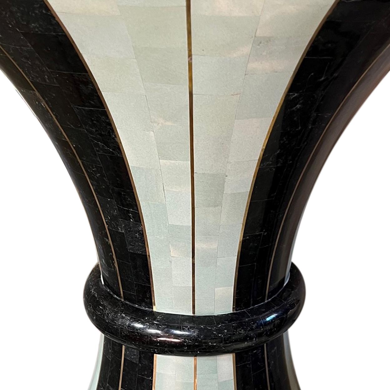 Art Deco Style Mosaic Column, 1980s For Sale 4