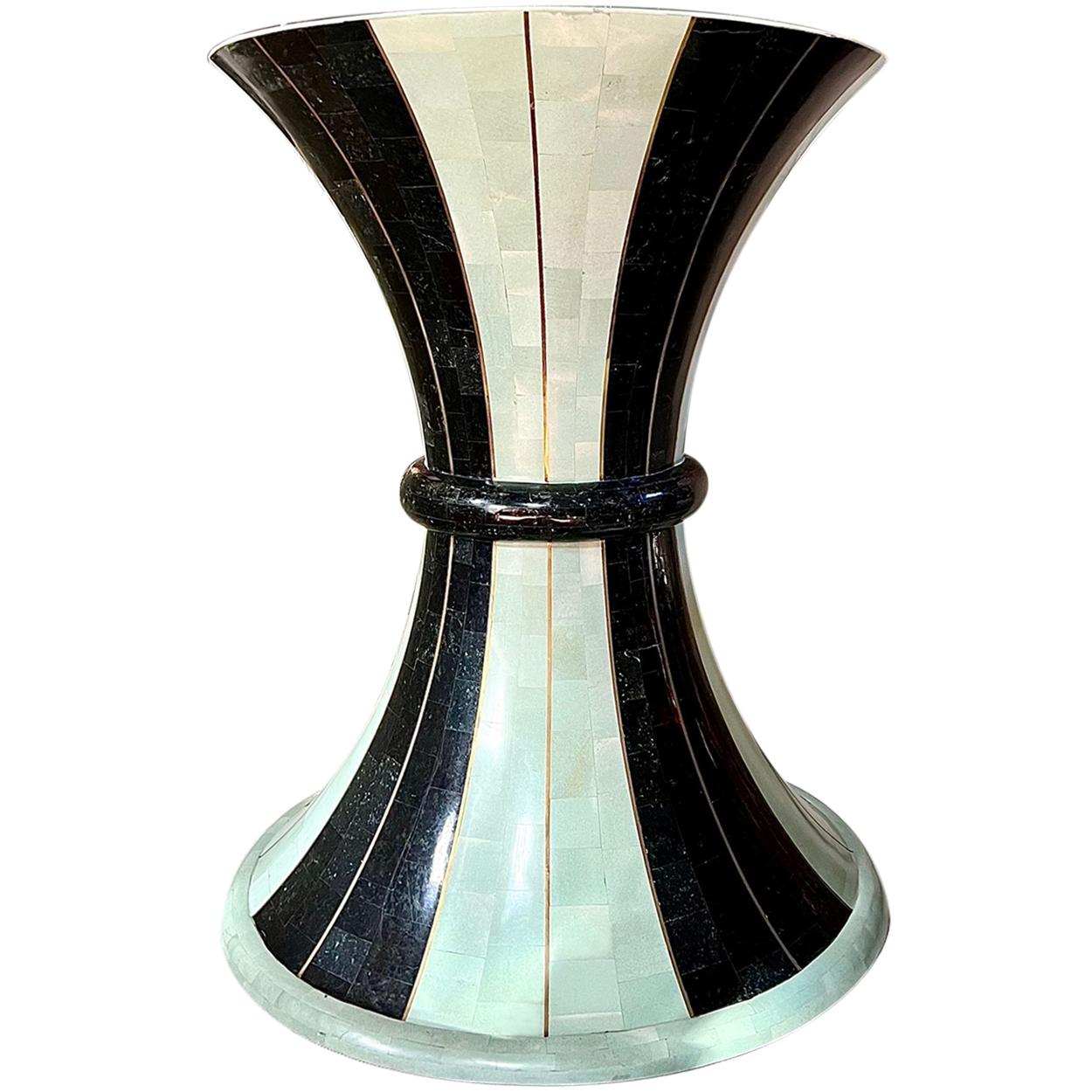 Art Deco Style Mosaic Column, 1980s For Sale 2