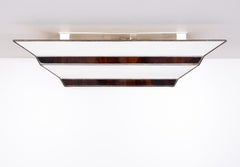 Art Deco style  mother-of-pearl glass plafonnière  Rose Design