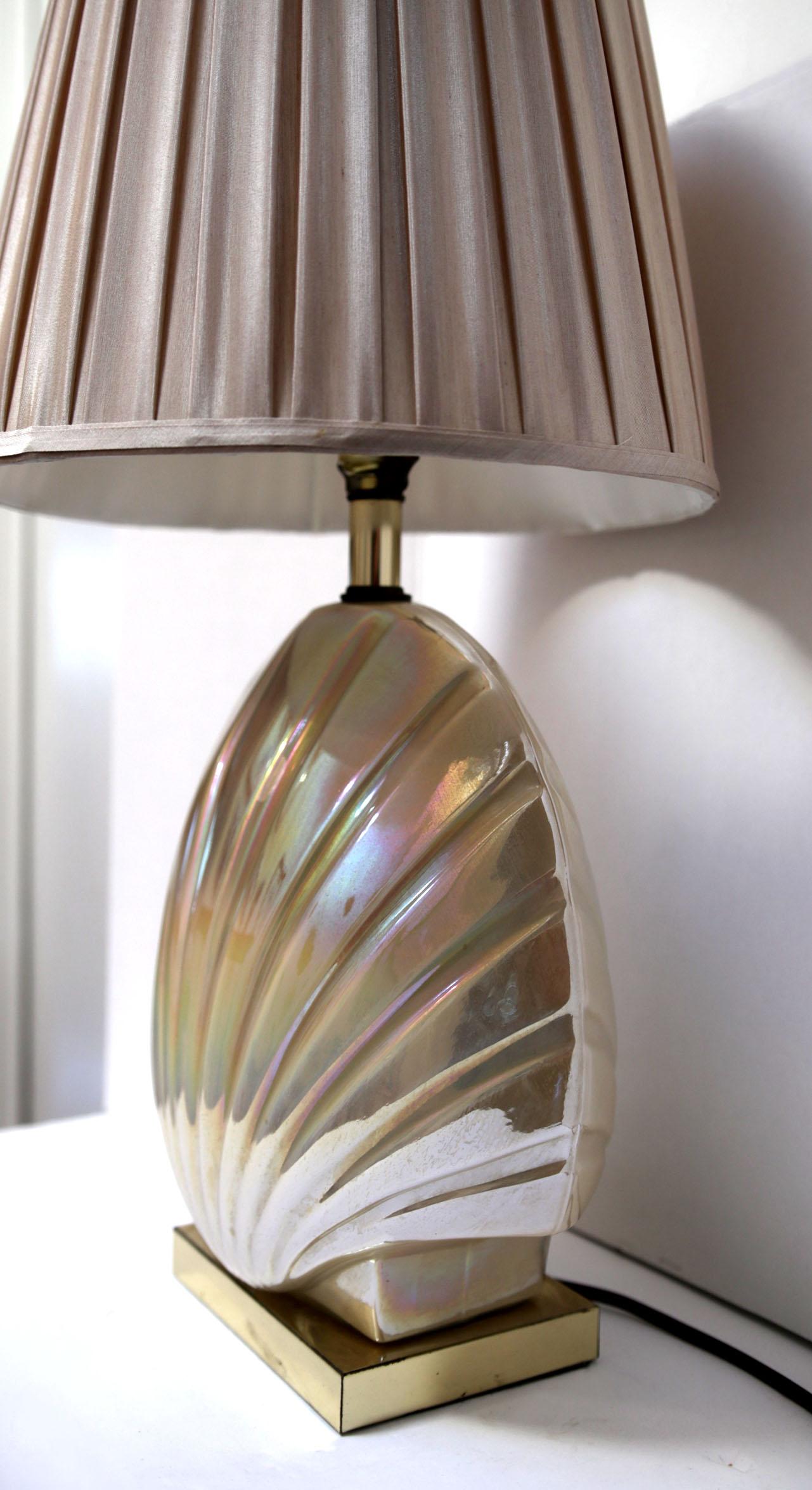 mother of pearl lamp base