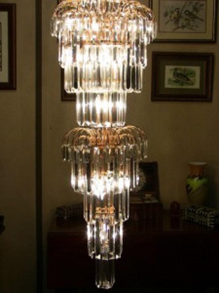 art deco style chandelier