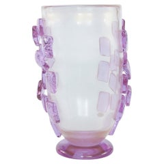 Art Deco Style Murano Glass Decorative Vase
