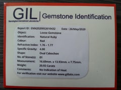 Bague Cocktail Ruby Art Deco Style Oval Cab 14k Solid Gold Diamonds Black Enamel Cocktail Ring