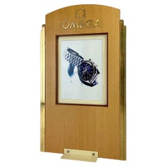 Art-Deco Style Omega In-Store Advertising, 1980s