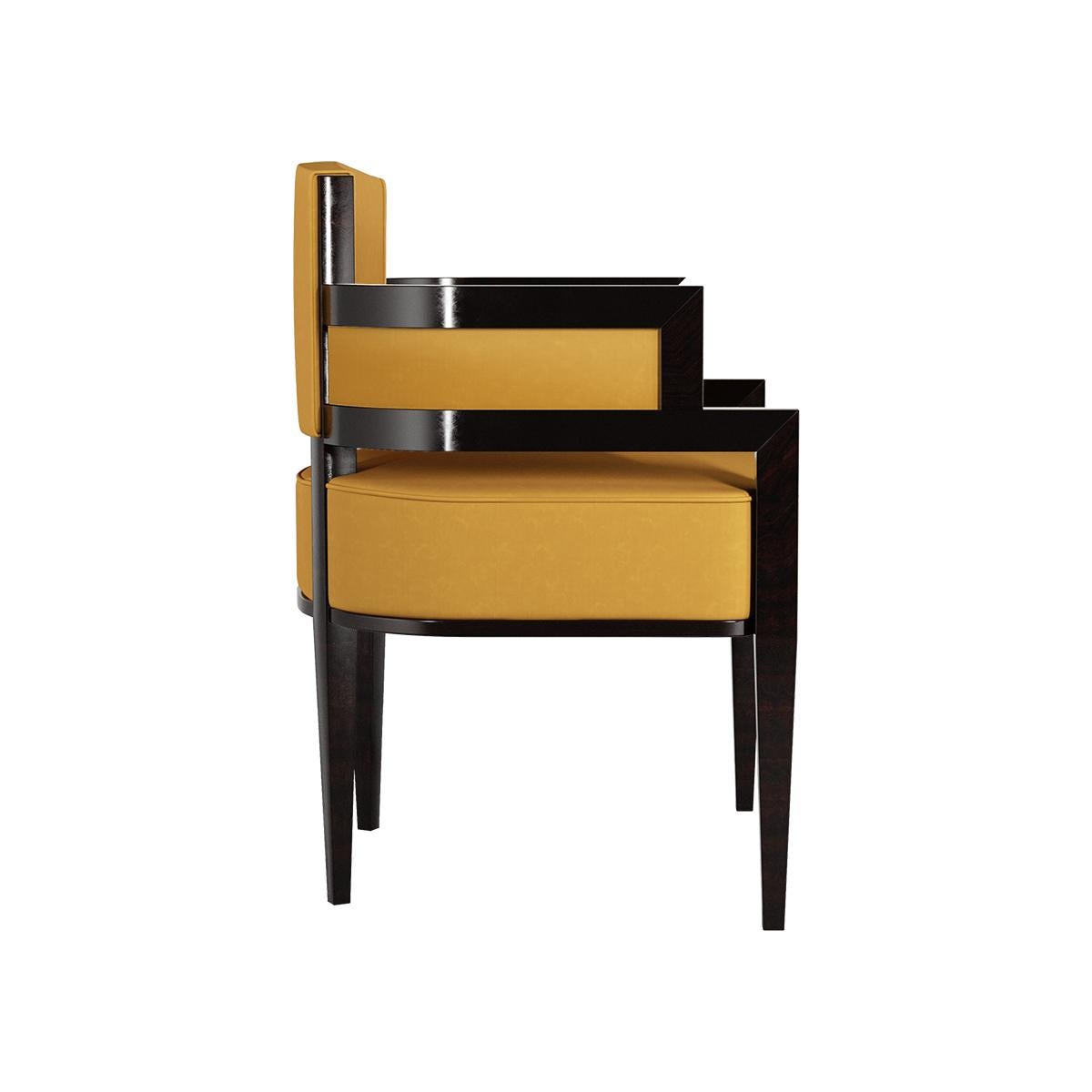 mustard velvet dining chairs