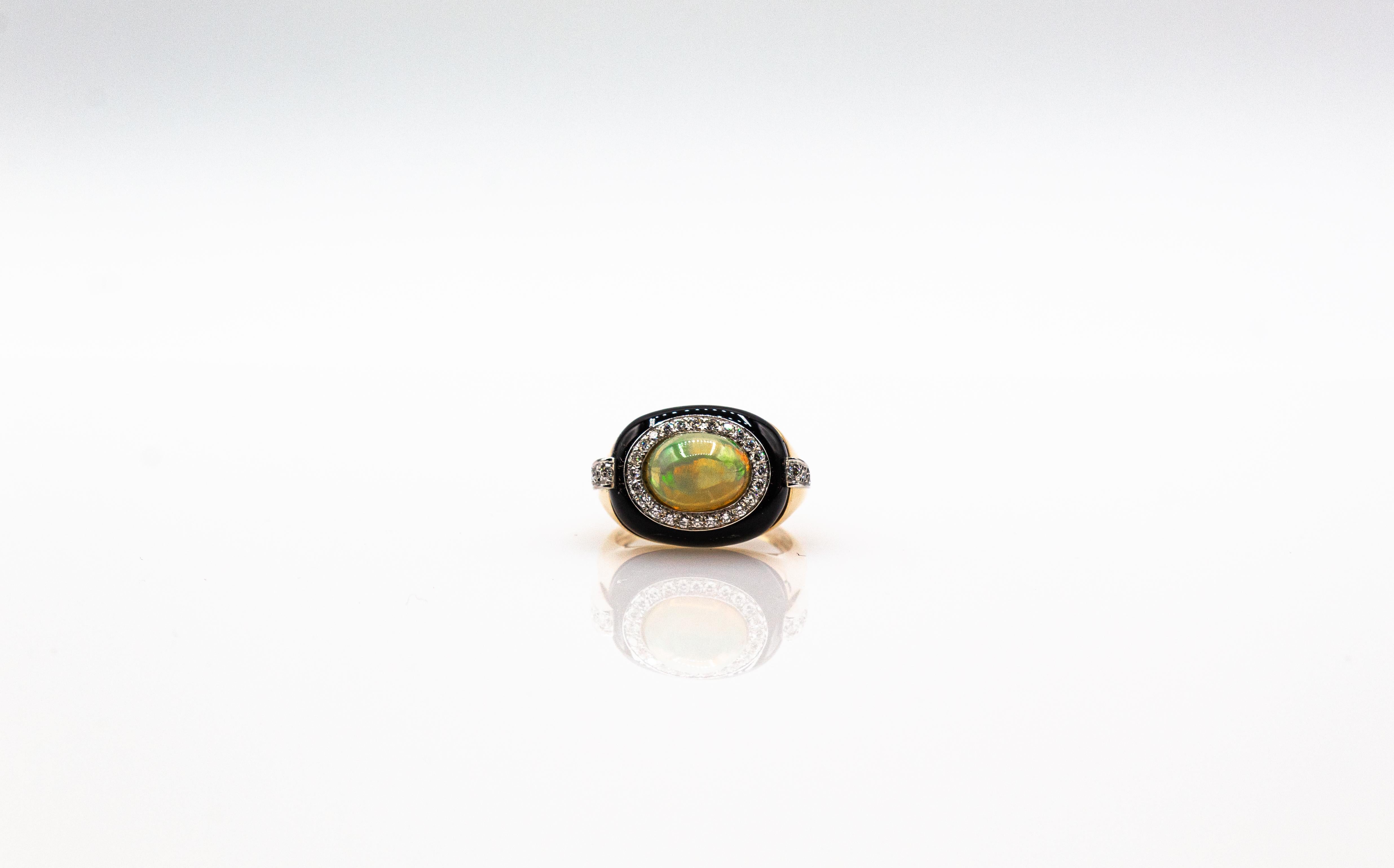 For any problems related to some materials contained in the items that do not allow shipping, please contact the seller with a private message to solve the problem.
We can ship every piece of our 1stdibs catalog worldwide.

This Ring is made of 14K