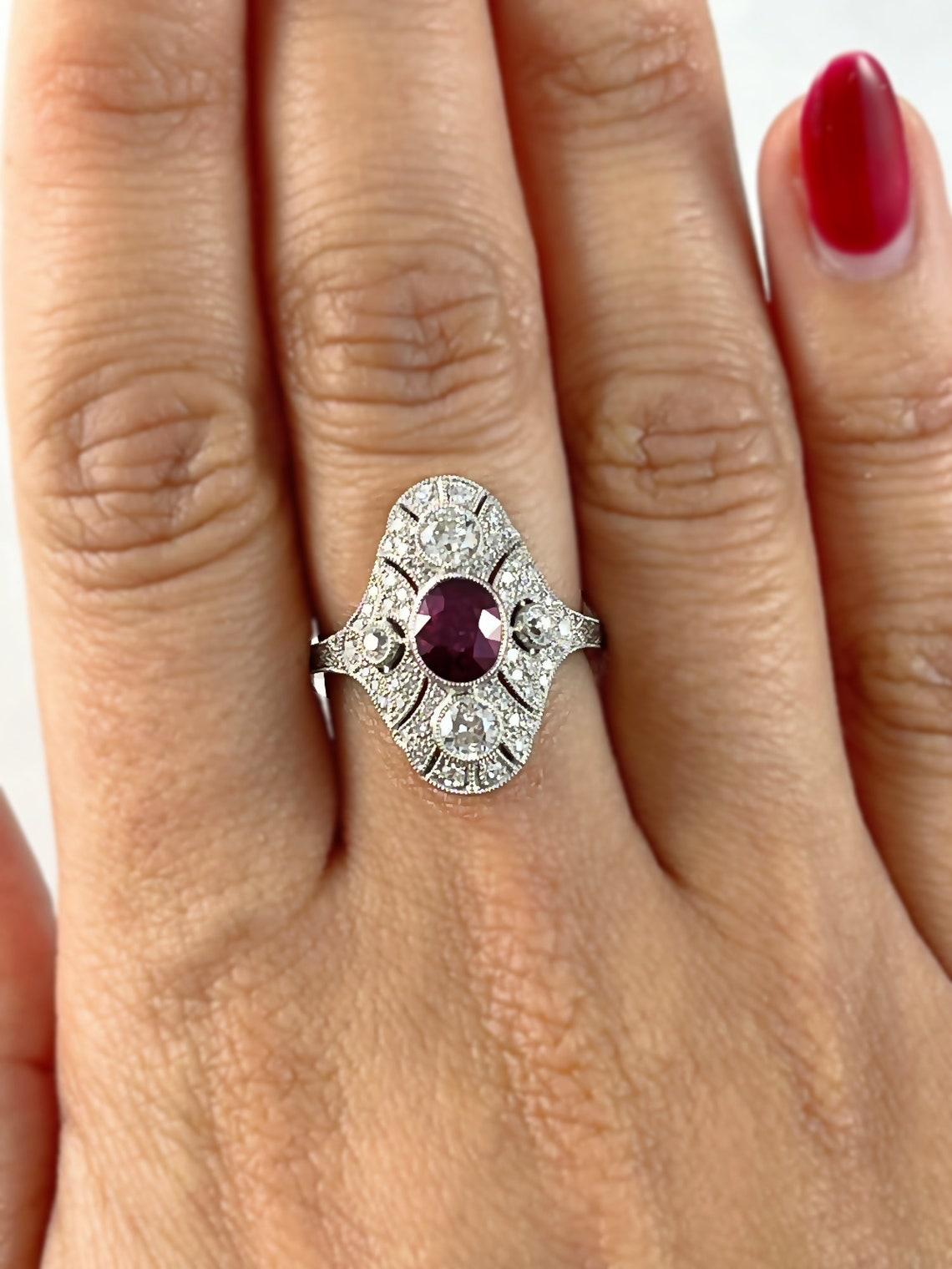 ruby engagement rings meaning
