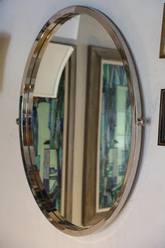 Art Deco Style Oval Mirror