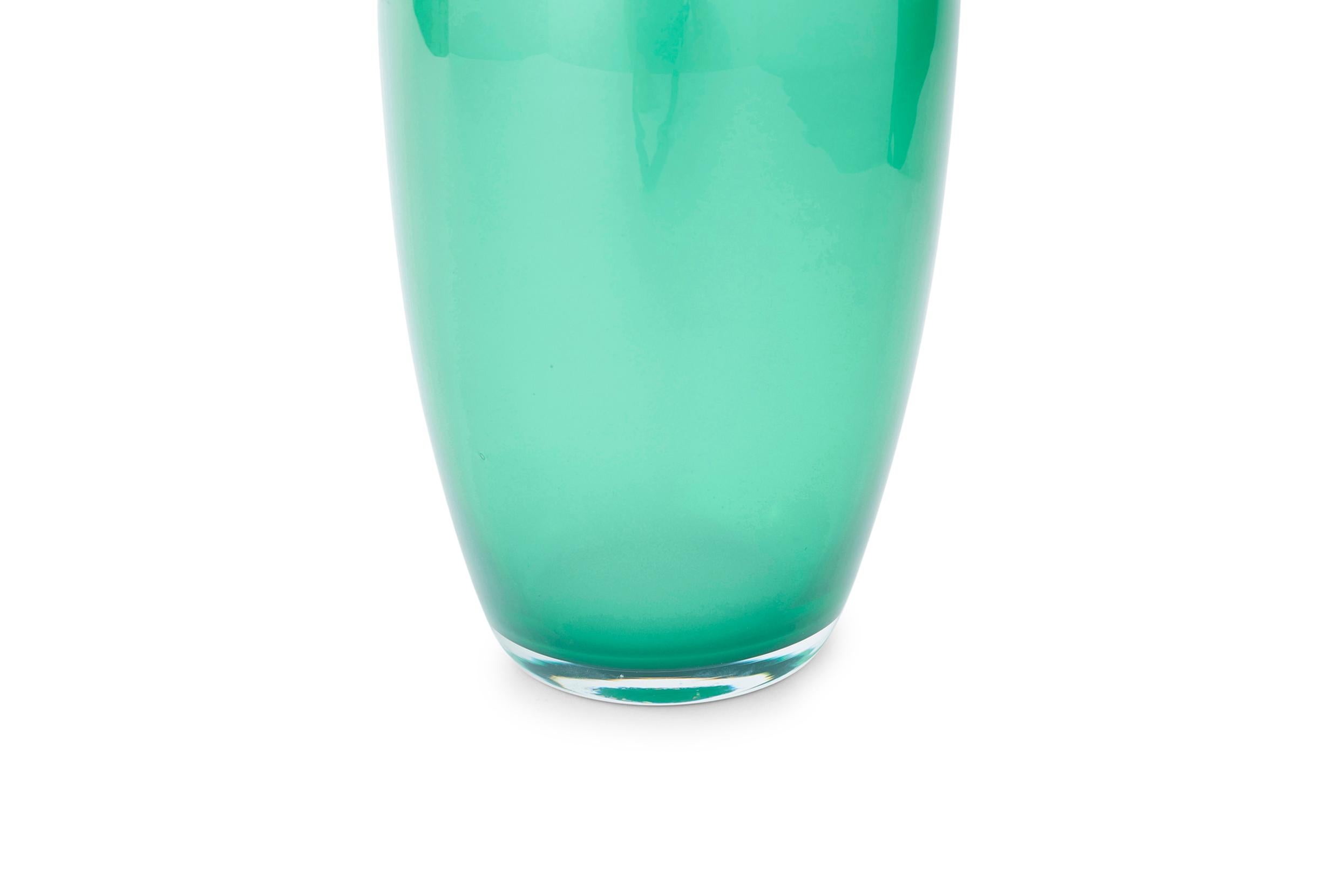 Art Deco Style Pair Murano Glass Decorative Vase 1