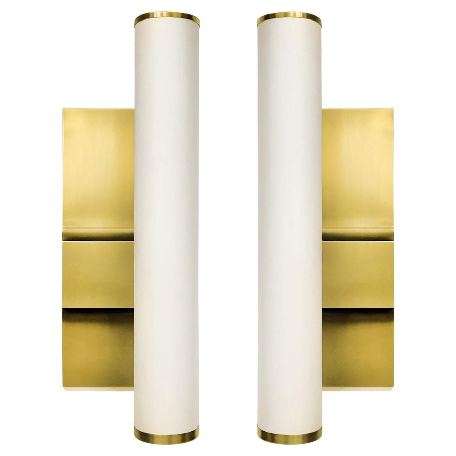 Pair of American Art Deco ChromePlated Adjustable Wall Mounted Reading Lights. at 1stDibs