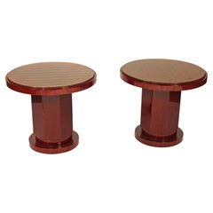 Coppia di tavolini in stile Art Déco