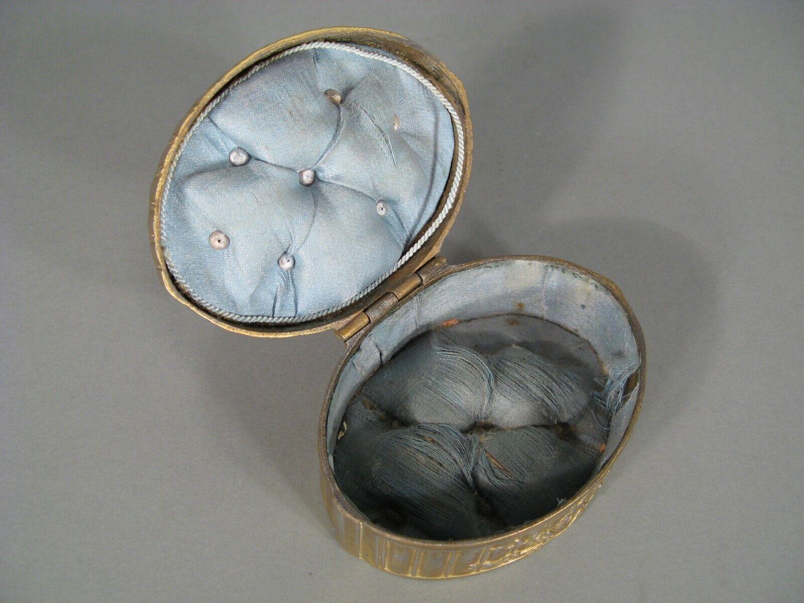Joyero de Esparto Patinado Estilo Art Déco con Diseño de Ramo Floral - 1Y118 mediados del siglo XX