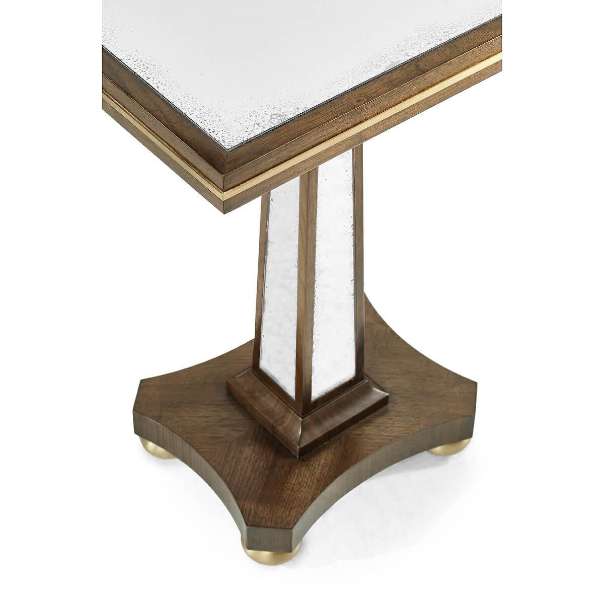 Contemporary Art Deco Style Pedestal Table