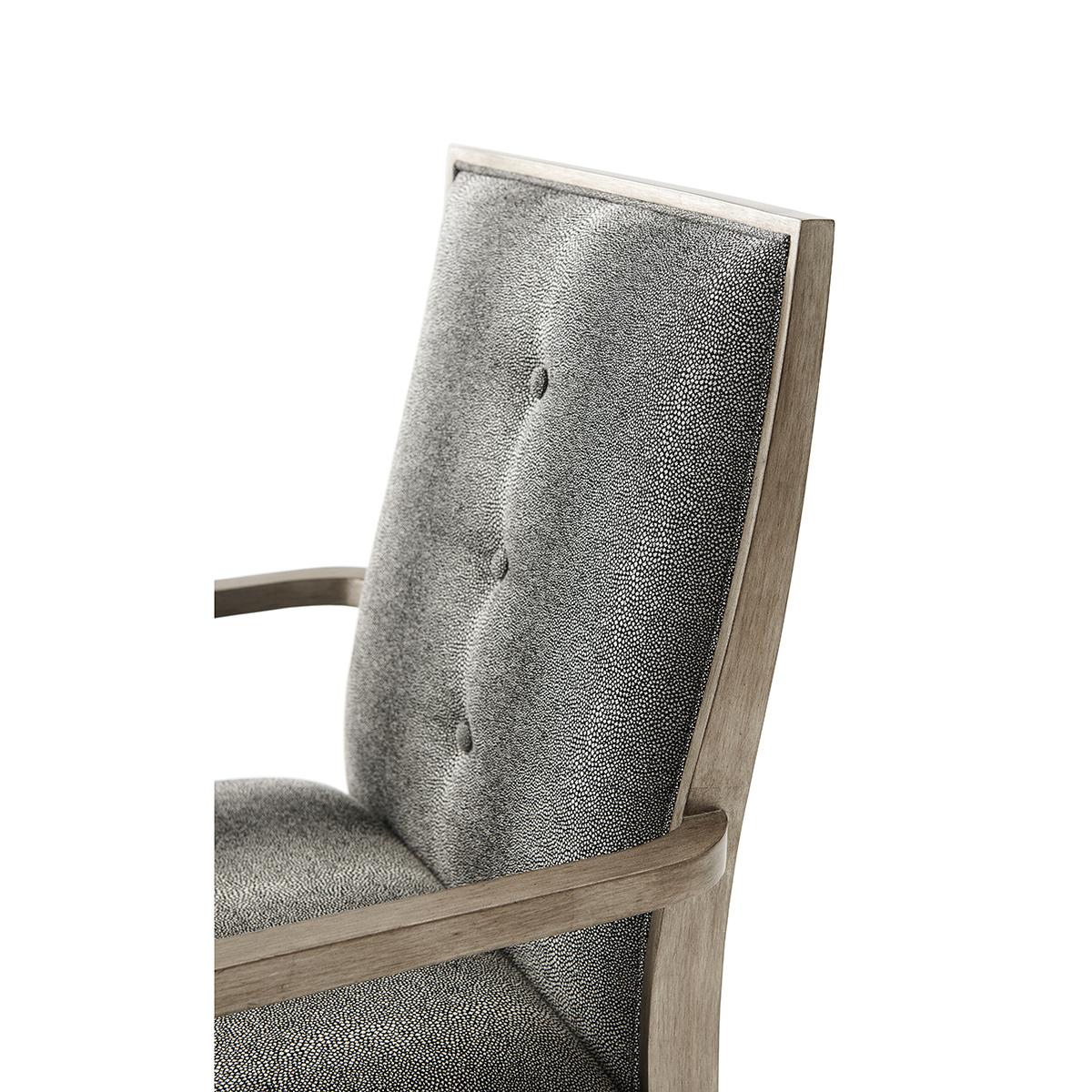 Art Deco Stil Zinn Esszimmer Sessel im Zustand „Neu“ im Angebot in Westwood, NJ