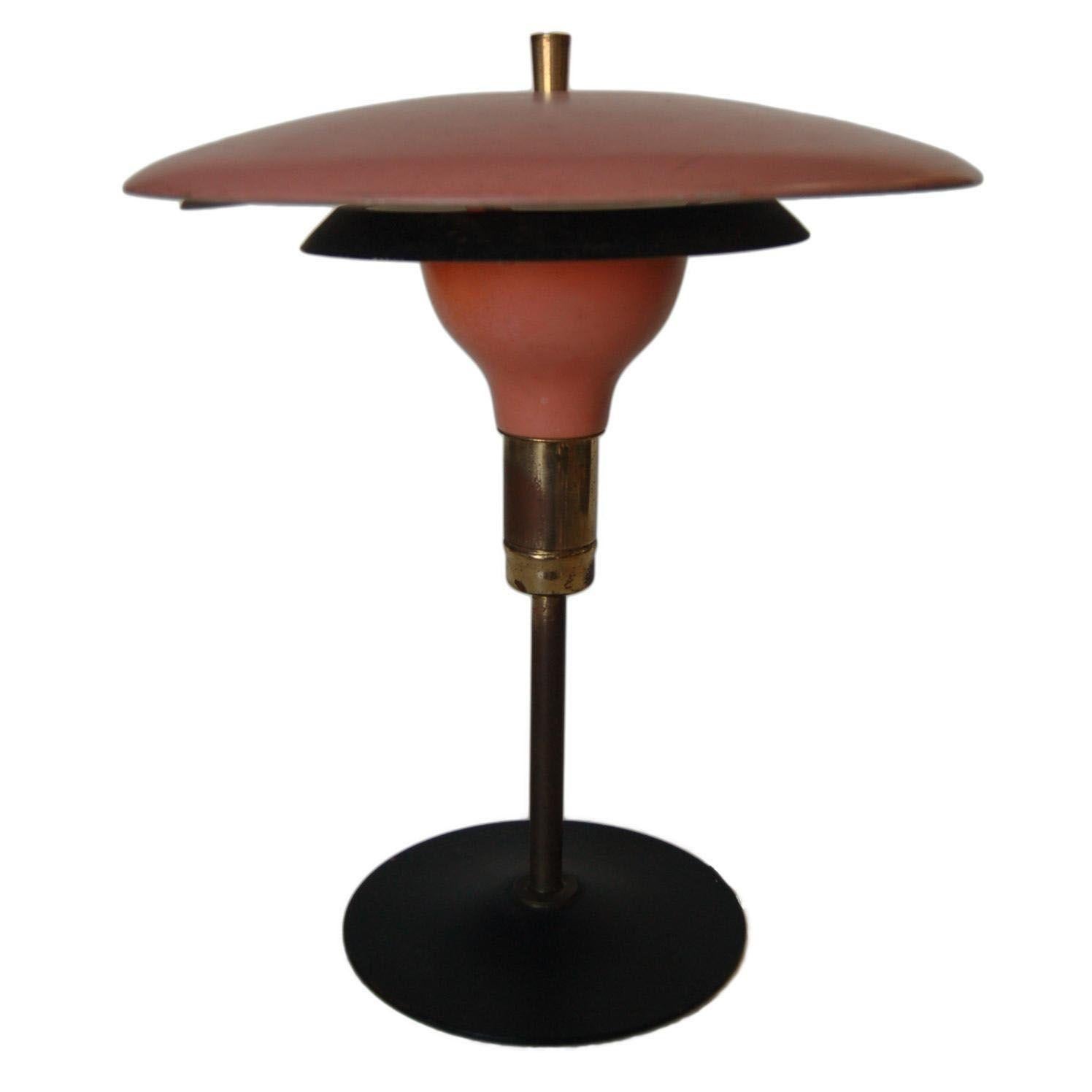 pink and black lamp