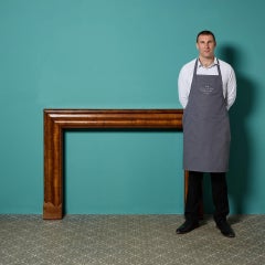 Aufgearbeiteter Bolection-Kamin im Art-Deco-Stil