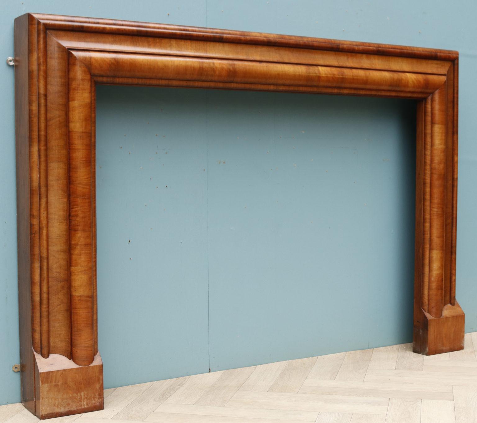 Art Deco Style Reclaimed Bolection Mantel In Fair Condition For Sale In Wormelow, Herefordshire