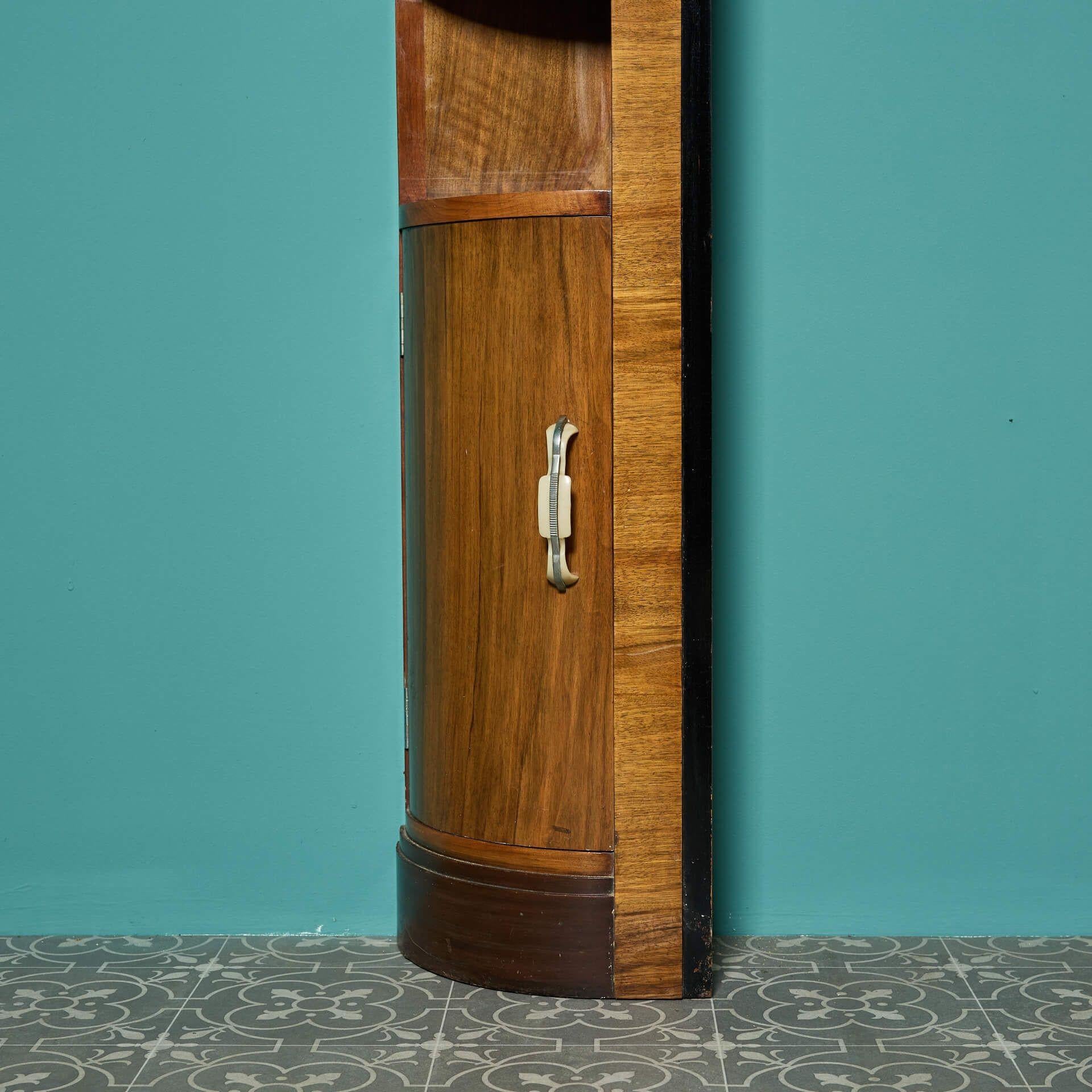 Art Deco Style Reclaimed Walnut Mantel For Sale 1