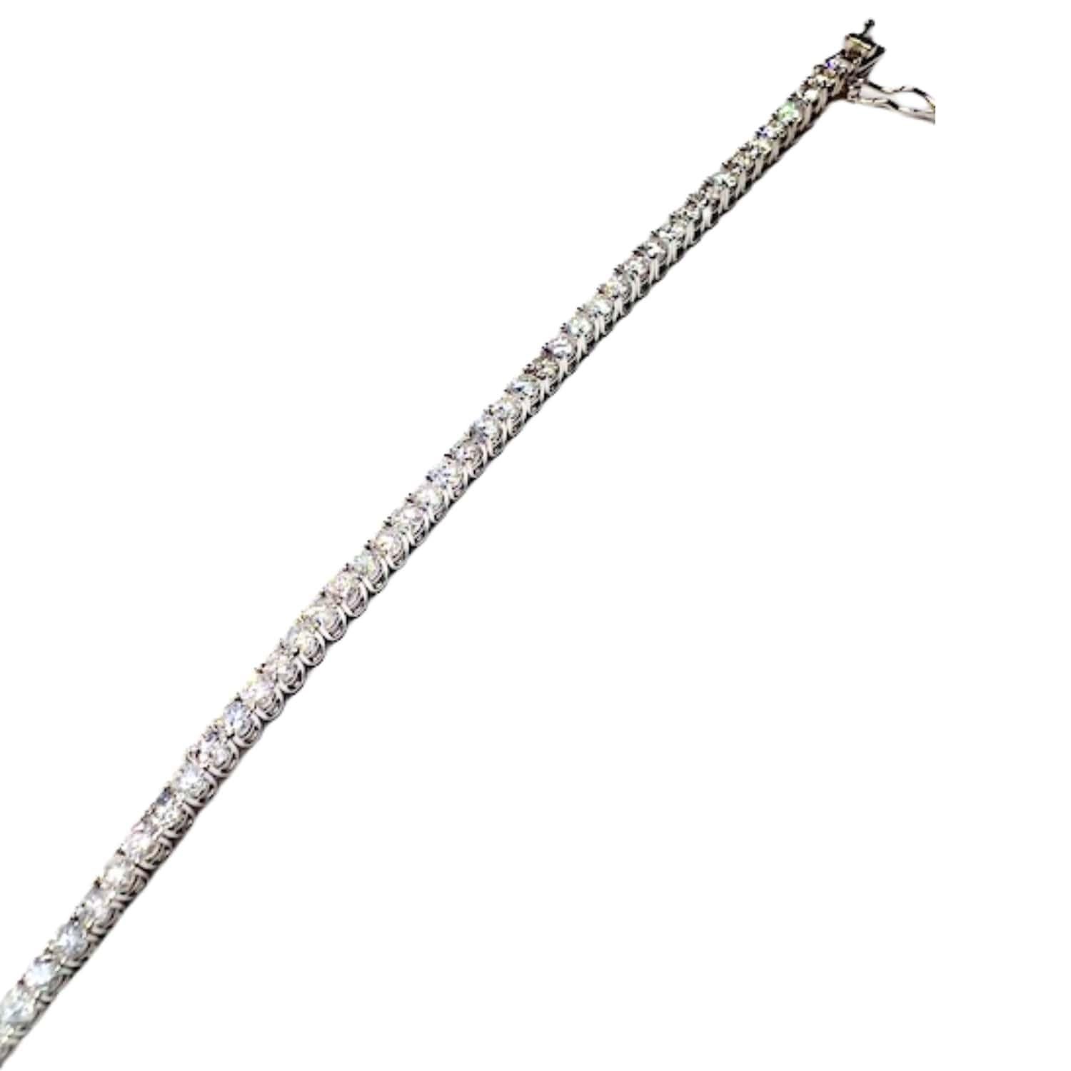 Art Deco Style Riviera Diamond white Gold Bracelet 1