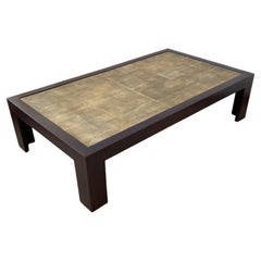 Art Deco Style Rosewood and Shagreen Coffee Table